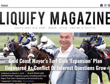 Tablet Screenshot of liquifymag.com